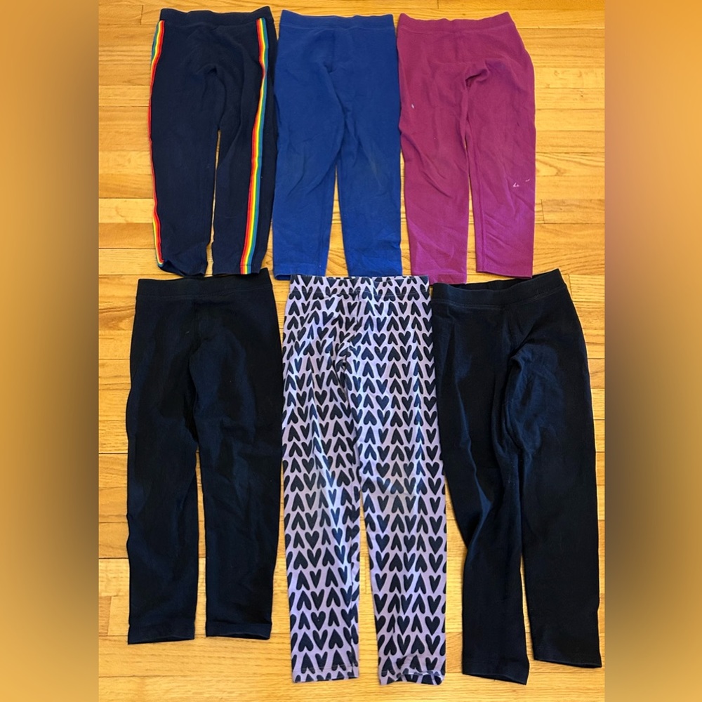 Primary pants - 6 pairs - sizes 7 and 8